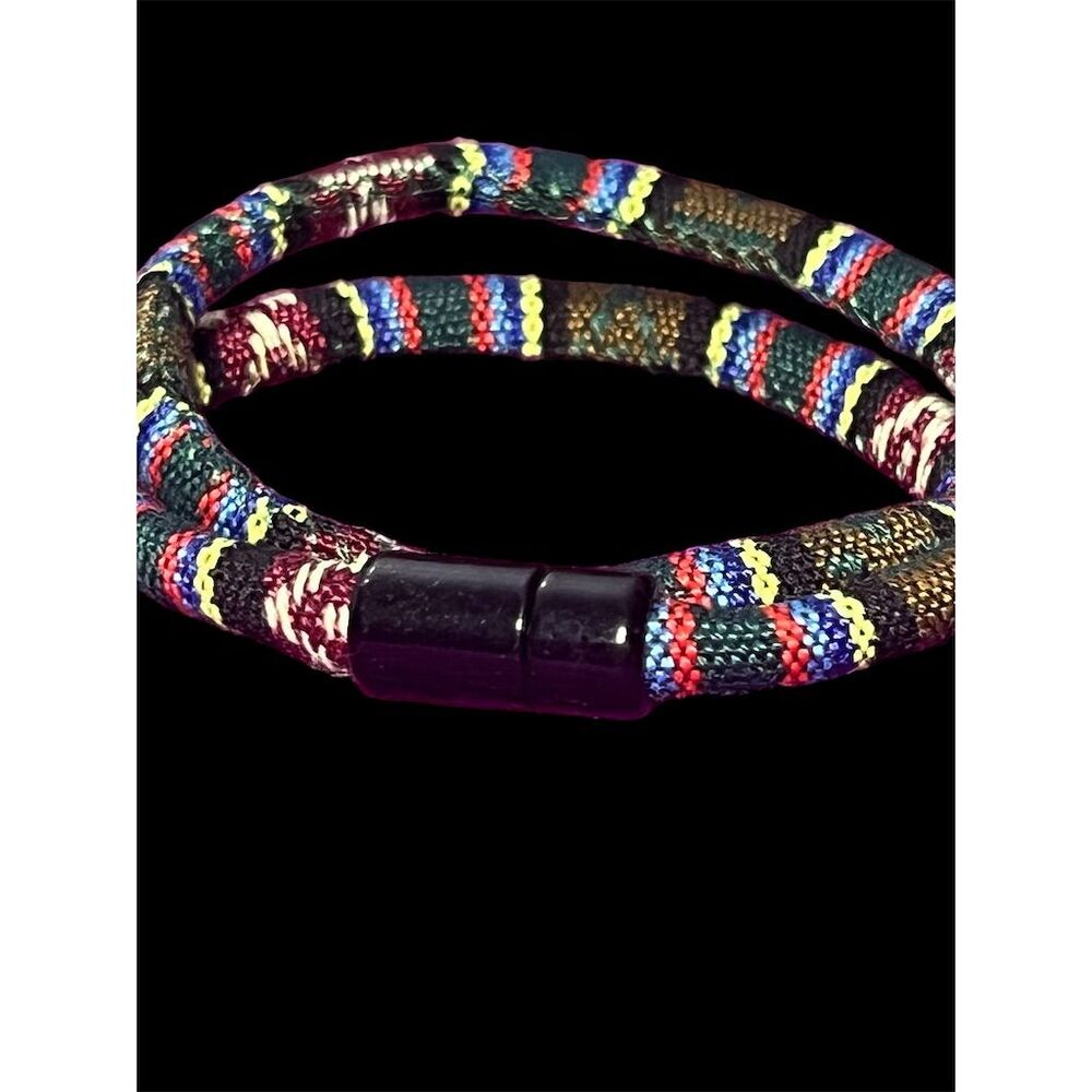 Ottoman Dubai Men's Bohemian Rope Bracelet Multicolor - Picture 6 of 11